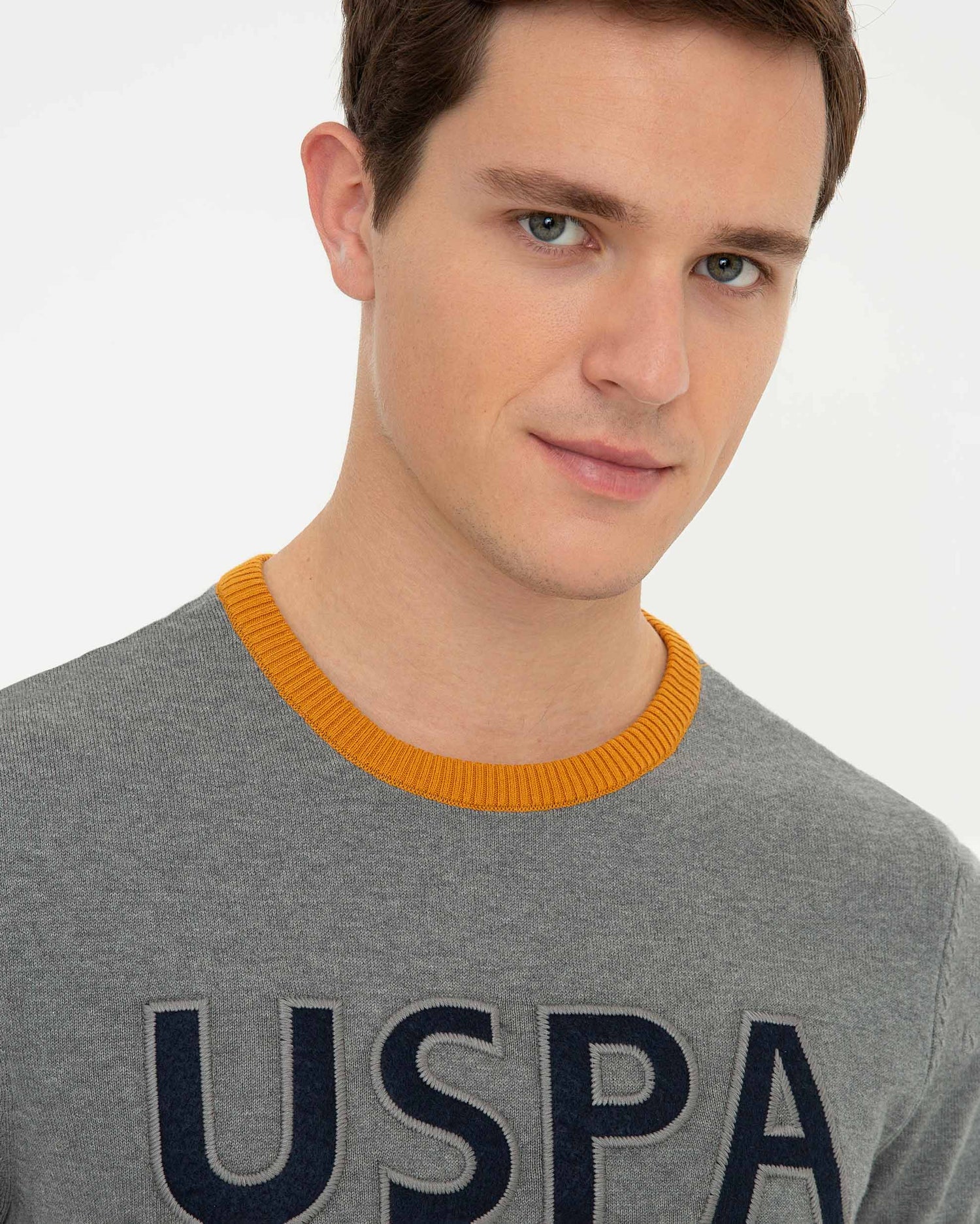 Light Grey Knitting Jumper - BEVAVA