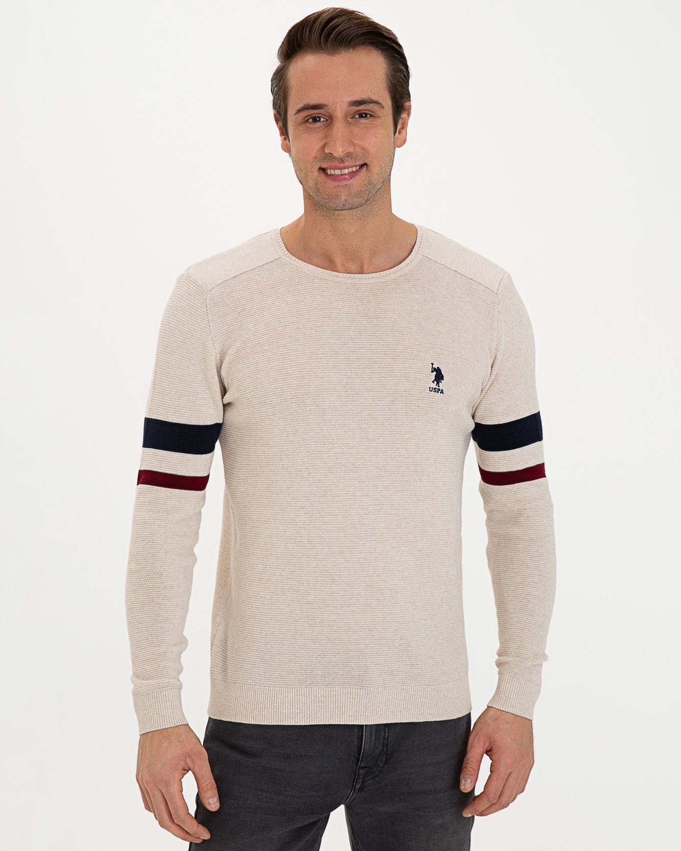 Red Knitting Jumper U.S. Polo Assn.