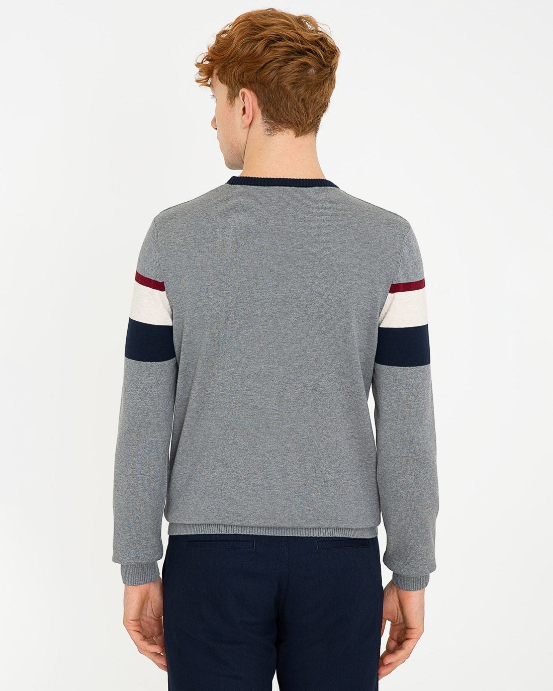 Light Grey Knitting Jumper U.S. Polo Assn.