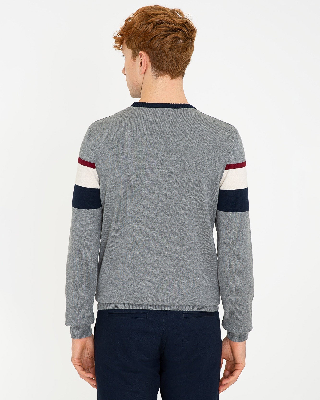 Light Grey Knitting Jumper U.S. Polo Assn.