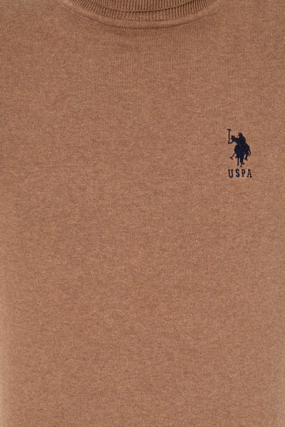 Brown Knitting Jumper U.S. Polo Assn.