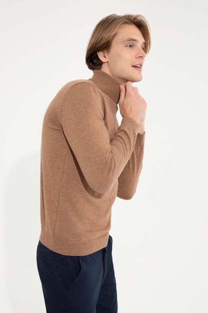 Brown Knitting Jumper U.S. Polo Assn.