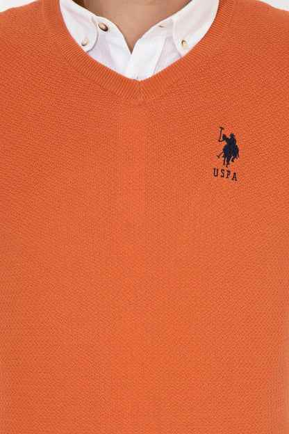 Orange Knitting Jumper - BEVAVA