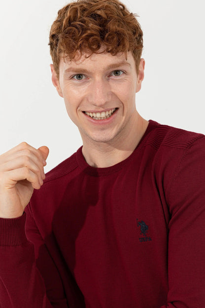 Red Knitting Jumper - BEVAVA