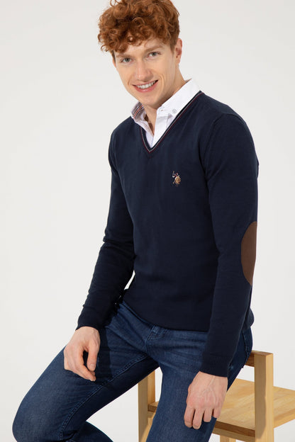Dark Blue Knitting Jumper U.S. Polo Assn.