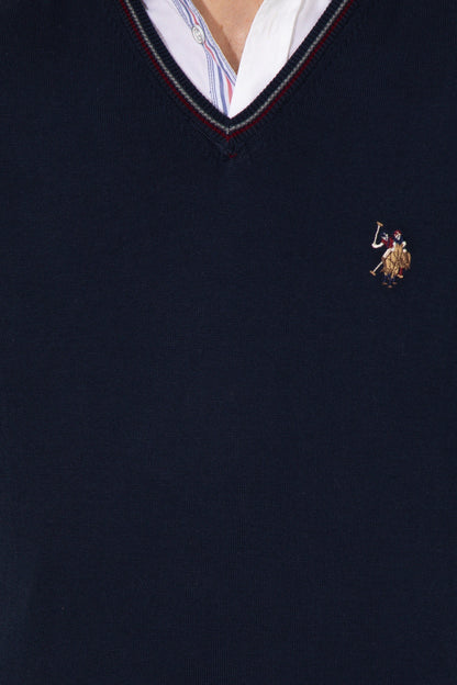 Dark Blue Knitting Jumper U.S. Polo Assn.