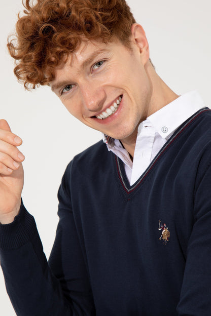 Dark Blue Knitting Jumper U.S. Polo Assn.