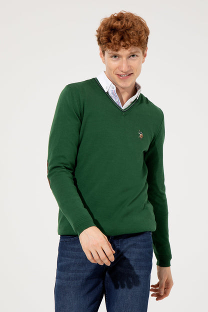 Green Knitting Jumper U.S. Polo Assn.