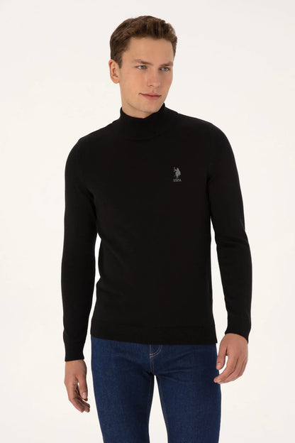 U.S. Polo Assn._Black_Black Turtle Neck_G081SZ0TK0 2226849_VR046_01