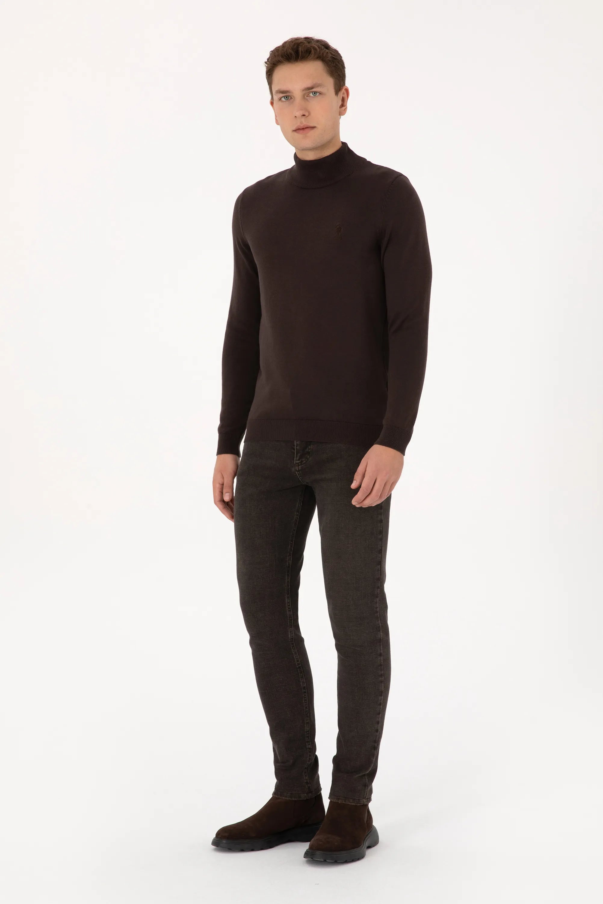 U.S. Polo Assn._Dark Brown_Dark Brown Turtle-neck Pullover_G081SZ0TK0 2226849_VR084_04