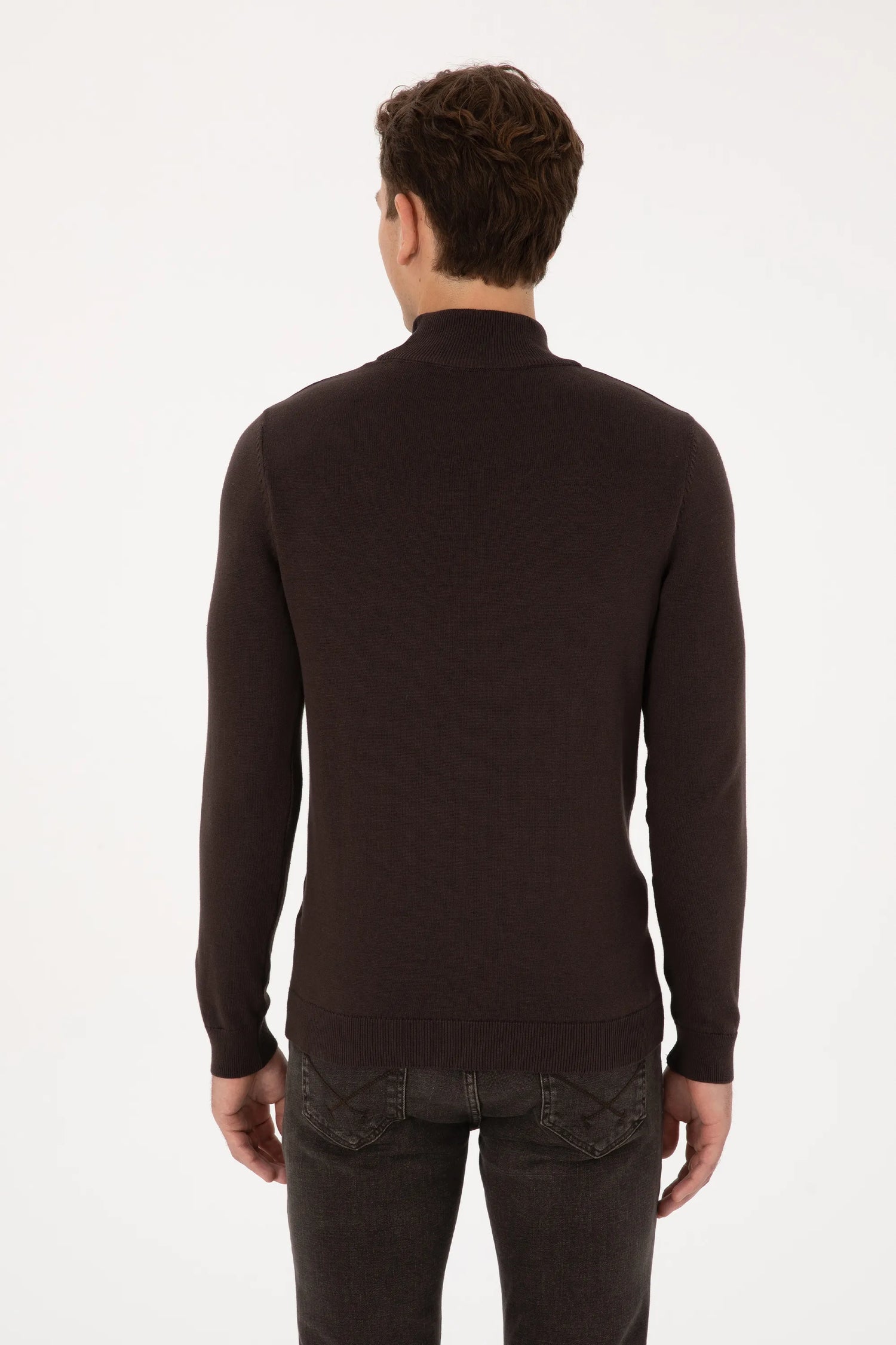U.S. Polo Assn._Dark Brown_Dark Brown Turtle-neck Pullover_G081SZ0TK0 2226849_VR084_05