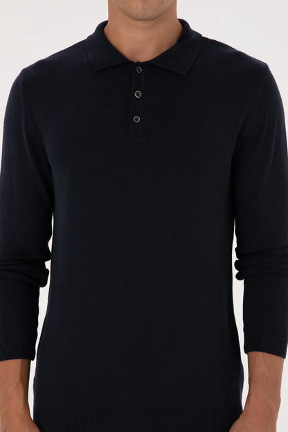 U.S. Polo Assn._Navy_Navy Long Sleeve Polo Shirt_G081SZ0TK0 2227111_VR033_06