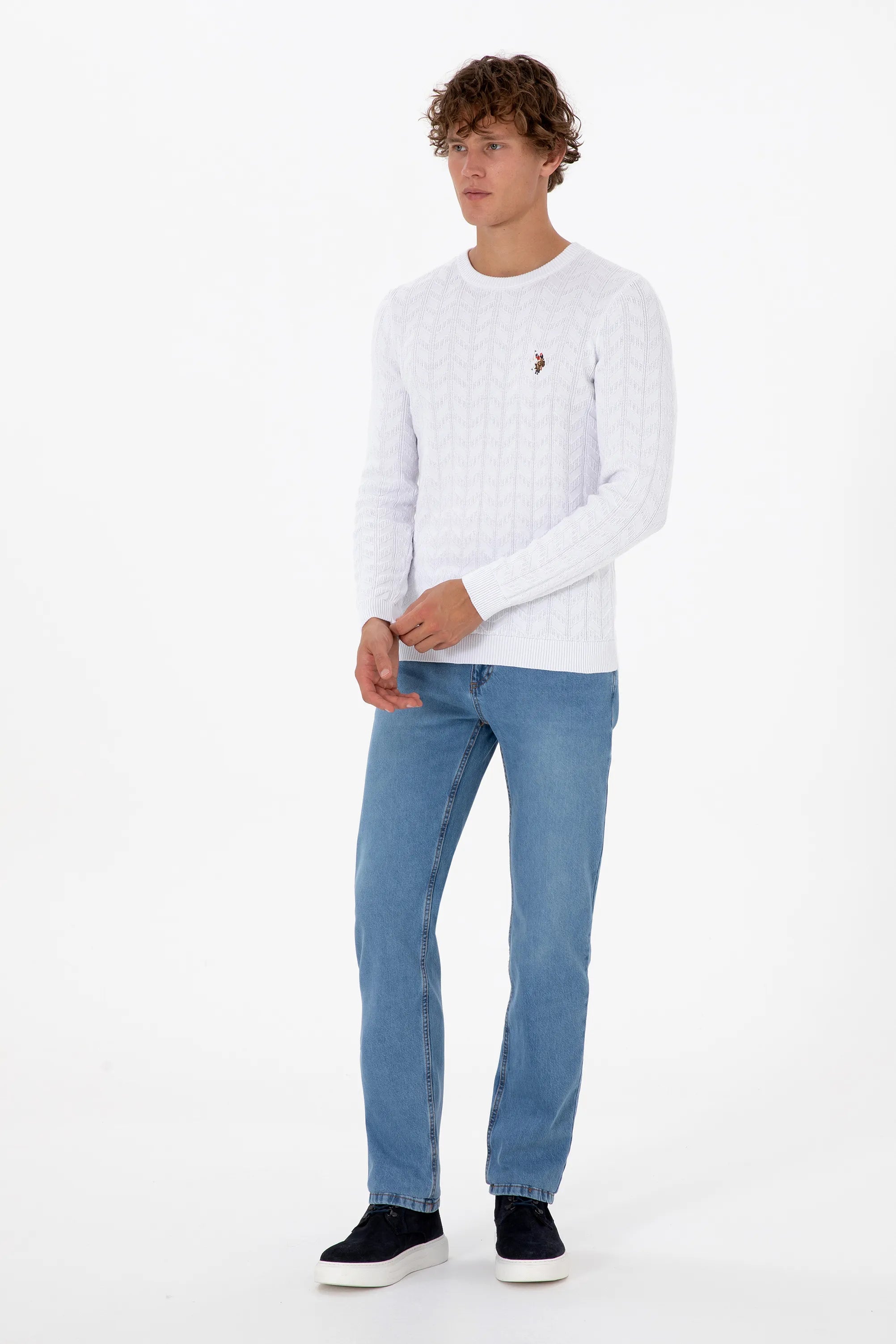 U.S. Polo Assn._White_White Knitted Pullover_G081SZ0TK0 2227375_VR013_04