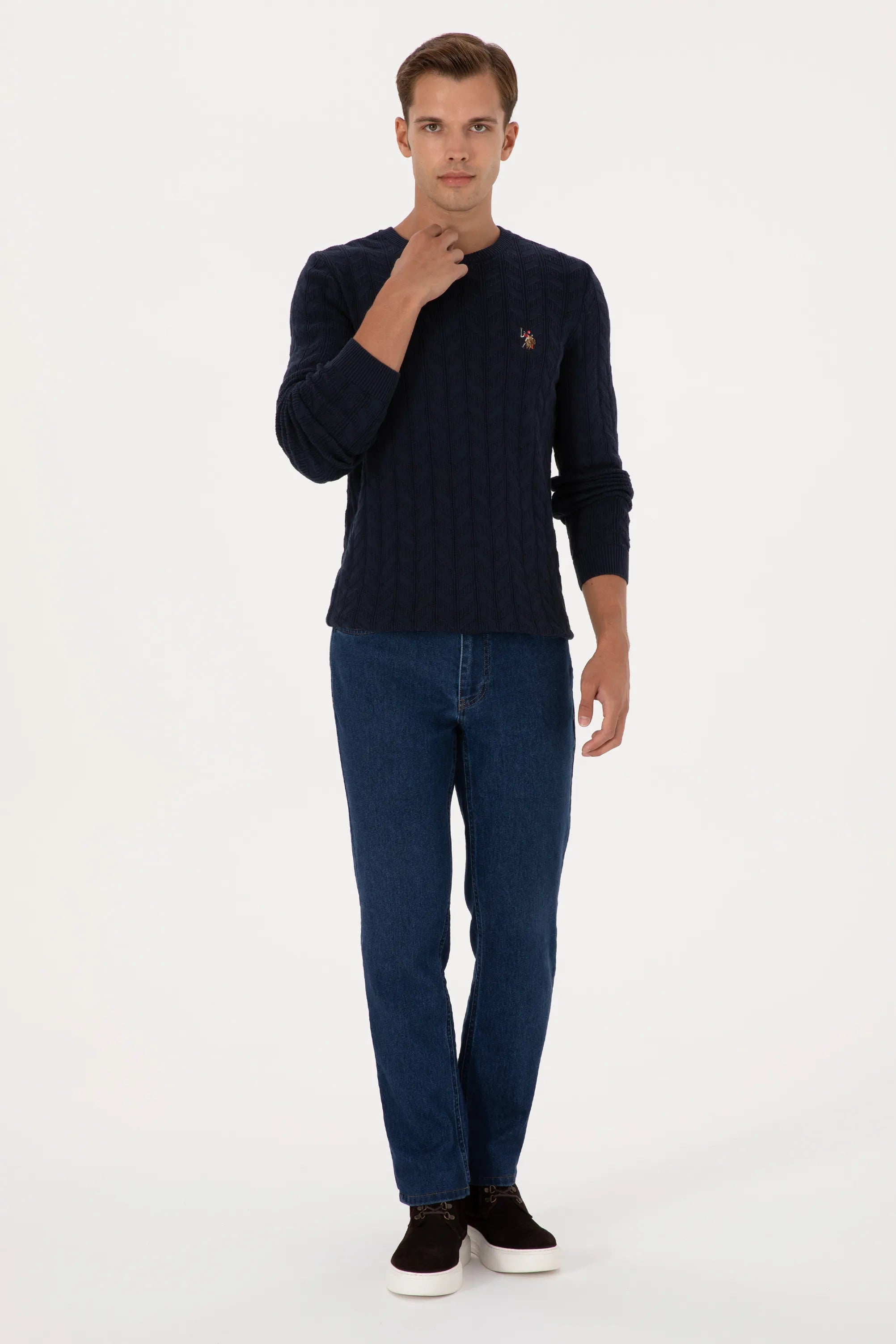 U.S. Polo Assn._Navy_Navy Knitted Pullover_G081SZ0TK0 2227375_VR033_04