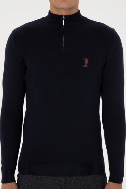 U.S. Polo Assn._Navy_Navy Pullover With Zipper_G081SZ0TK0 2334906_VR033_06