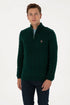 U.S. Polo Assn._Dark Green_Dark Green Sweater With Zipper_G081SZ0TK0 2335377_VR079_01