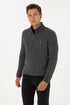 U.S. Polo Assn._Anthracite Mela_Anthracite Mela Sweater With Zipper_G081SZ0TK0 2335377_VR081_01