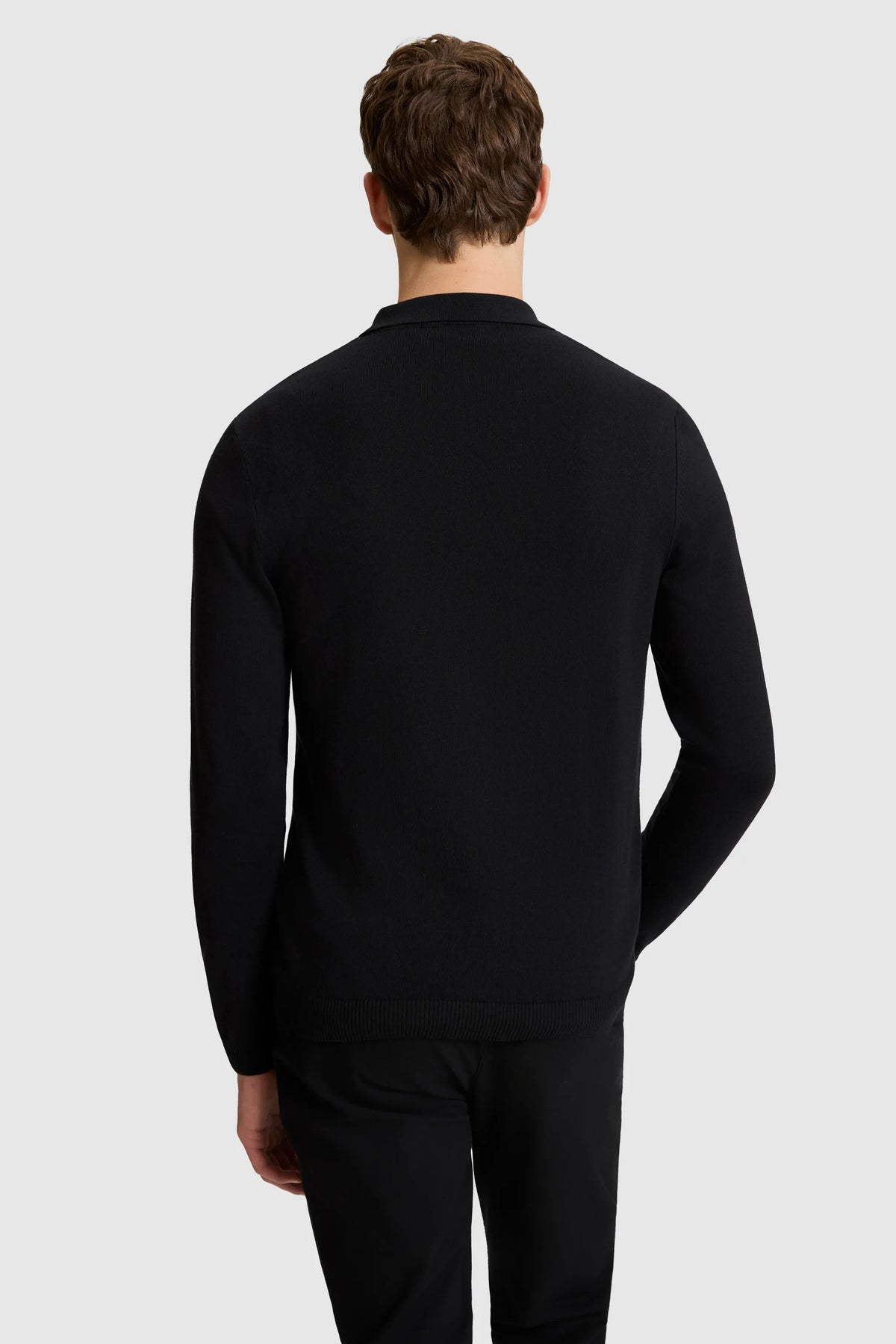 U.S. Polo Assn. Black Men Black Half Zip Knitted Pullover SKU: G081SZ0TK0 PU-15028_VR046 Image 05