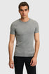 U.S. Polo Assn. Grey Men Grey Short Sleeve Ribbed Knit Pullover SKU: G081SZ0TK0 PU-9404_VR024 Image 01