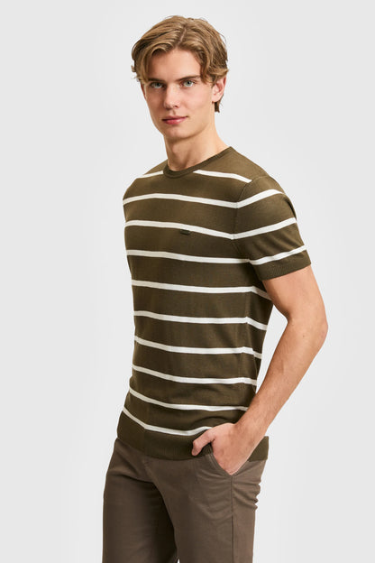 U.S. Polo Assn. Dark Khaki Men Dark Khaki Knitting Jumper SKU: G081SZ0TK0 PU-9409_VR111 Image 02