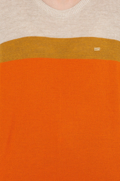 Orange Knitting Jumper U.S. Polo Assn.