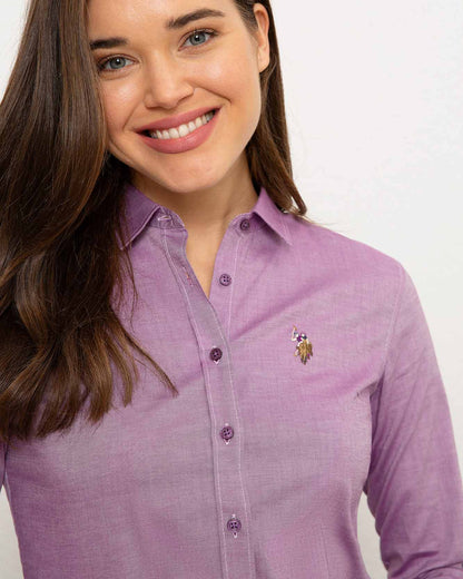 Fuchsia Shirt Long Sleeve U.S. Polo Assn.