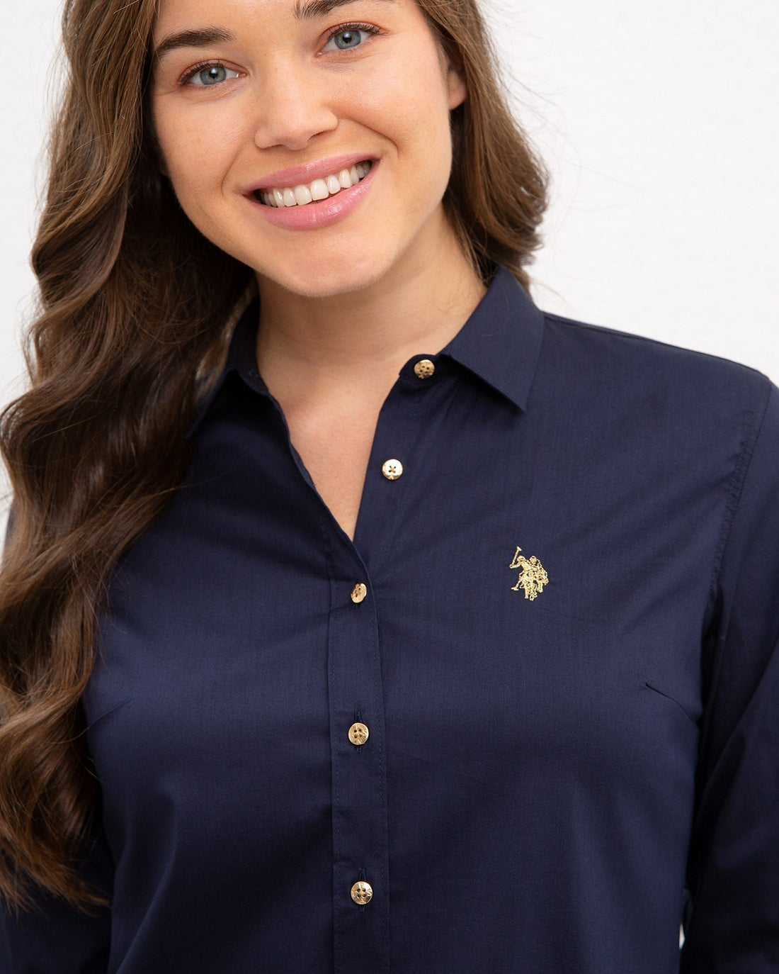 Dark Blue Shirt Long Sleeve U.S. Polo Assn.