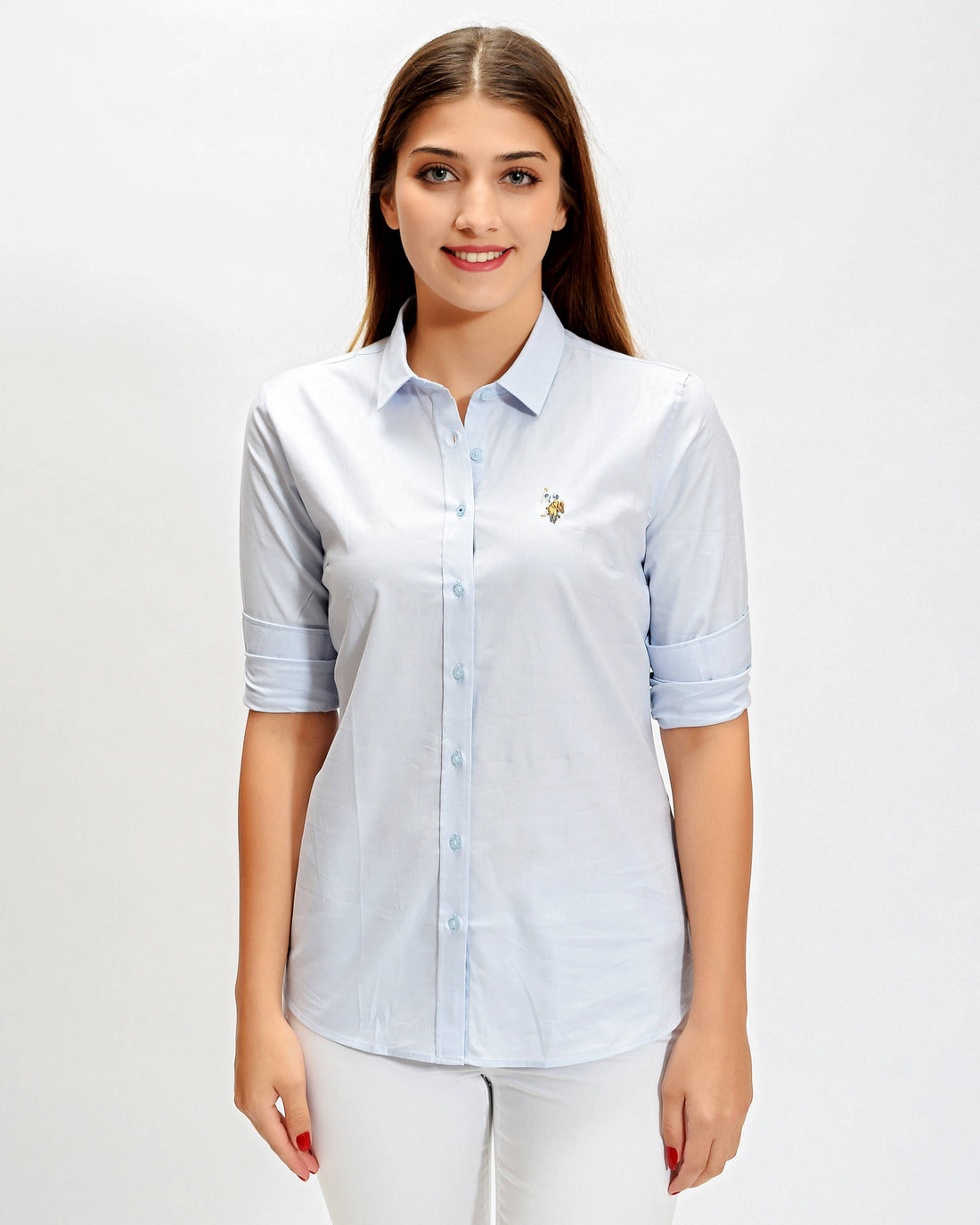 Light Blue Shirt Long Sleeve U.S. Polo Assn.
