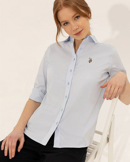 Light Blue Shirt Long Sleeve U.S. Polo Assn.