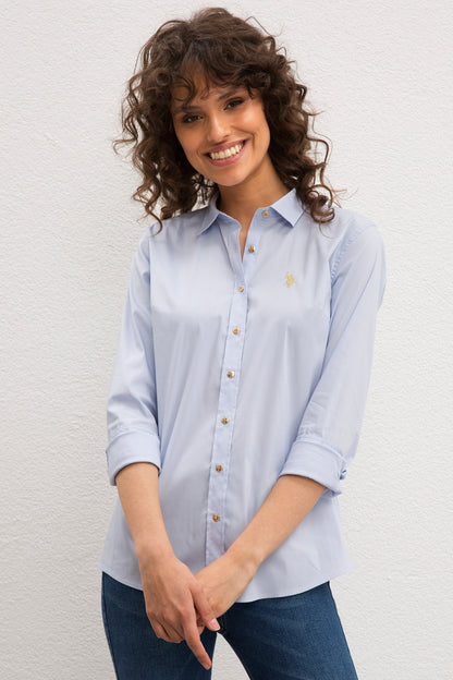 Light Blue Shirt Long Sleeve U.S. Polo Assn.