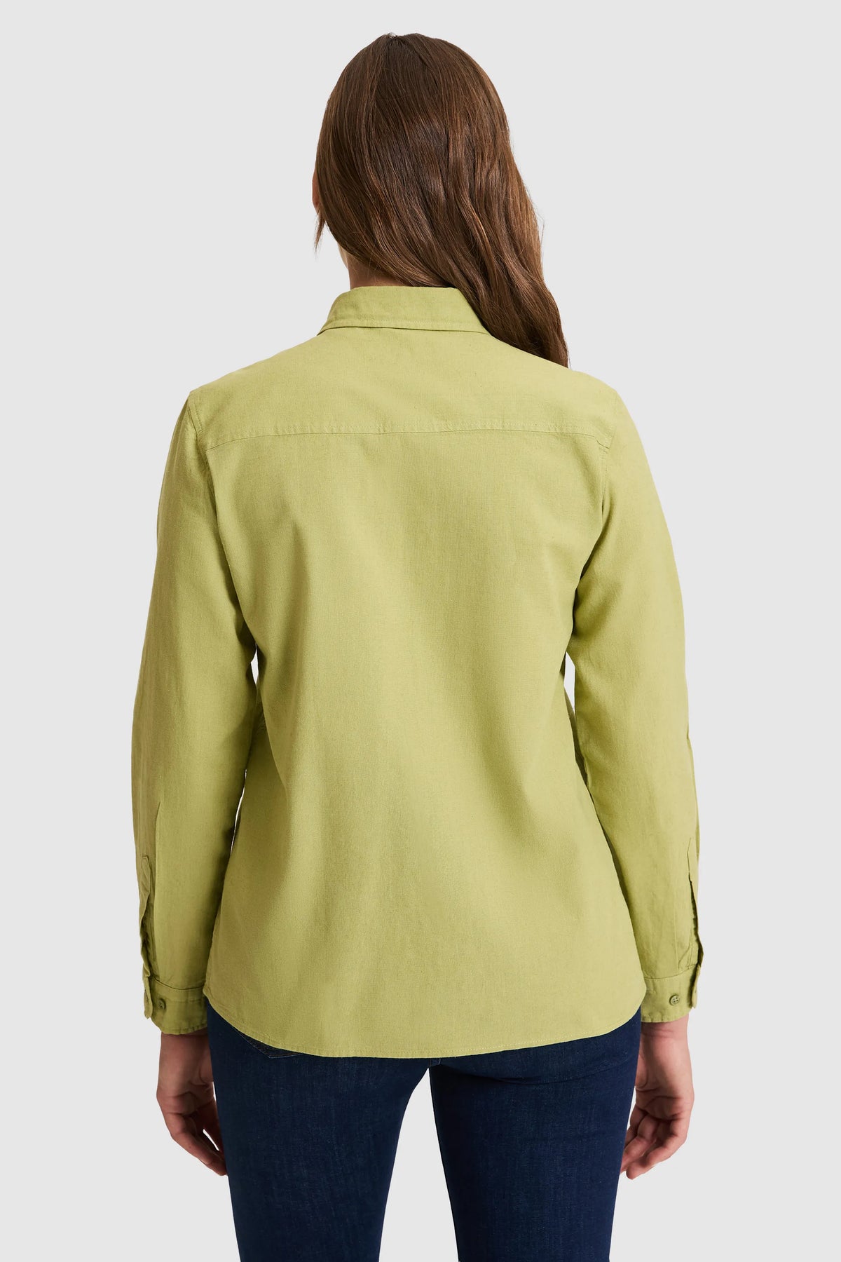 U.S. Polo Assn. Ages Women Sage Long Sleeve Corduroy Shirt SKU: G082SZ0040 PU-8737_VR016 Image 05