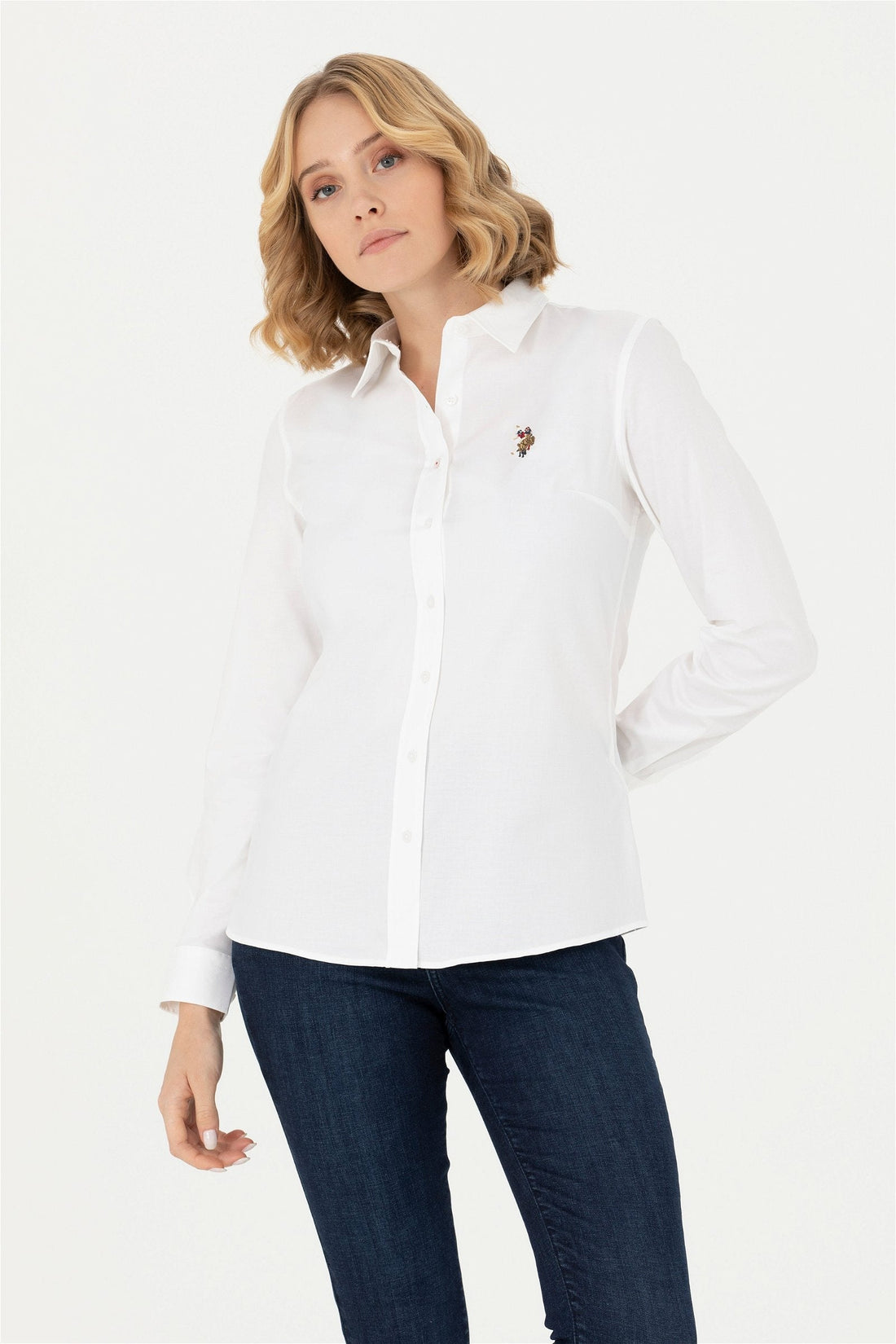 White Shirt Long Sleeve_G082SZ0040 1672168_VR013_01