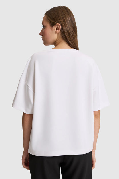 U.S. Polo Assn. White Women White Short Sleeve Relaxed Fit T-Shirt SKU: G082SZ0110 PU-12181_VR013 Image 05