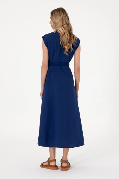 U.S. Polo Assn. Navy Women Navy Woven Dress SKU: G082SZ0320 2098537_VR033 Image 04