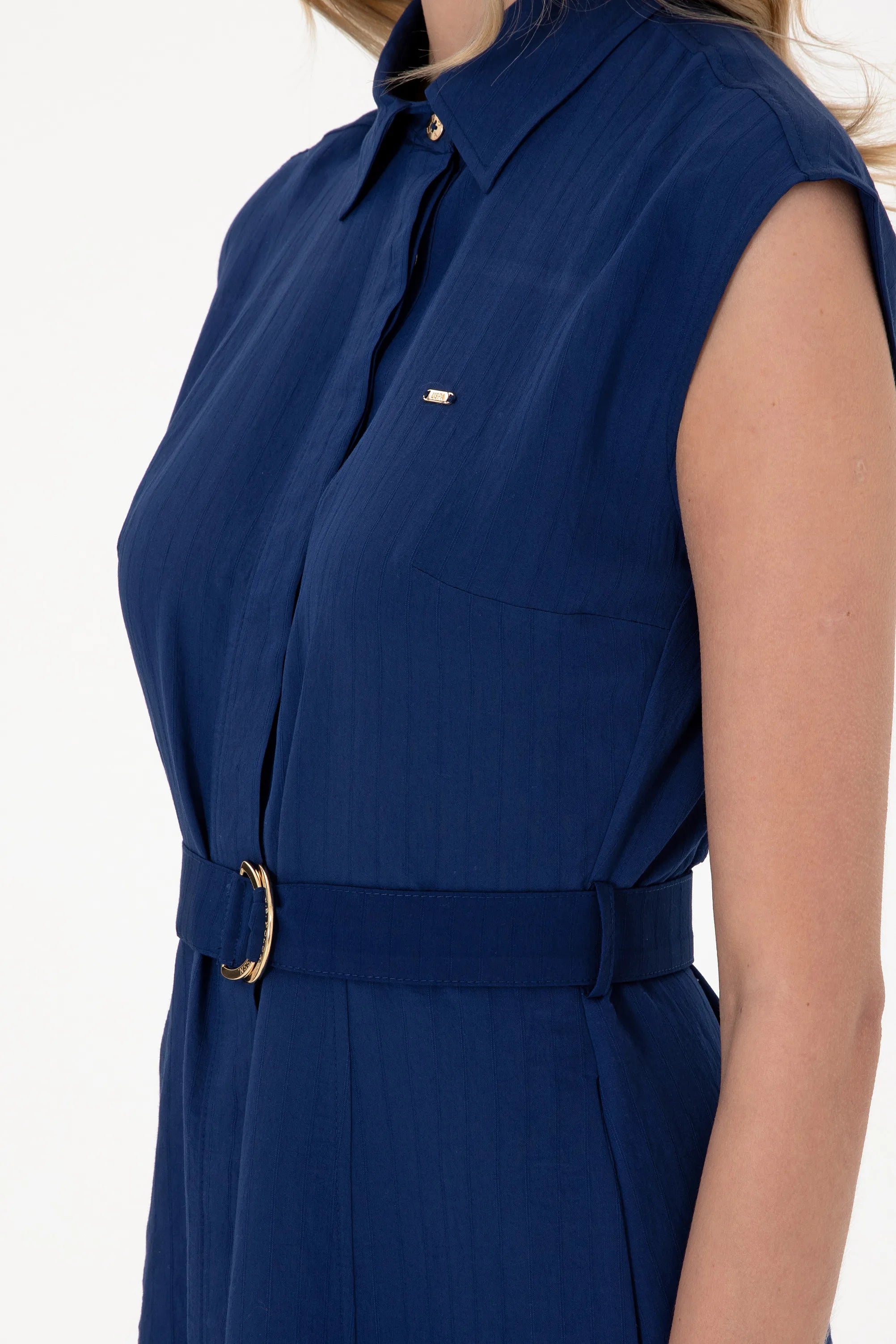 U.S. Polo Assn. Navy Women Navy Woven Dress SKU: G082SZ0320 2098537_VR033 Image 06