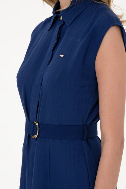 U.S. Polo Assn. Navy Women Navy Woven Dress SKU: G082SZ0320 2098537_VR033 Image 06