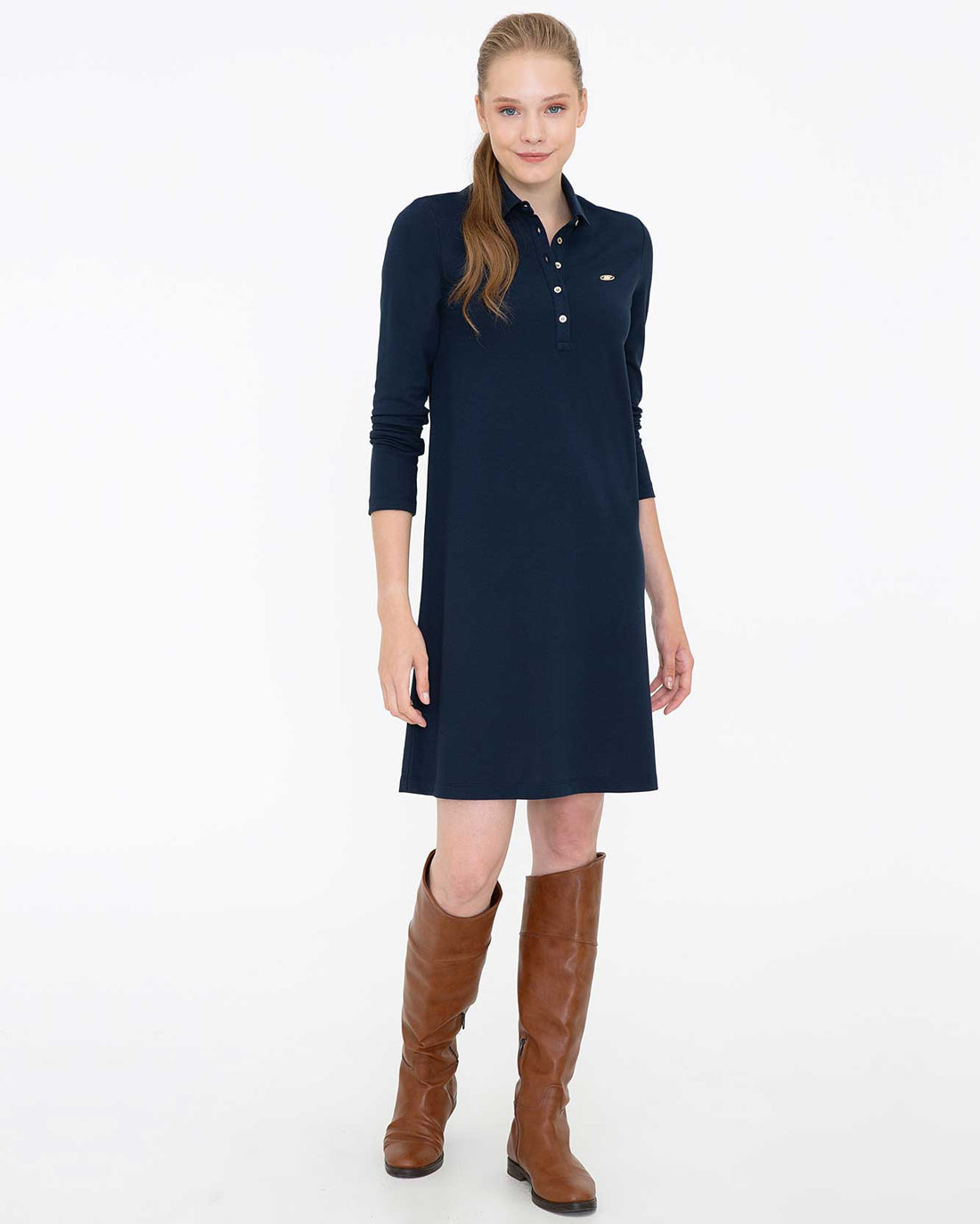Dark Blue Knitting Dress U.S. Polo Assn.