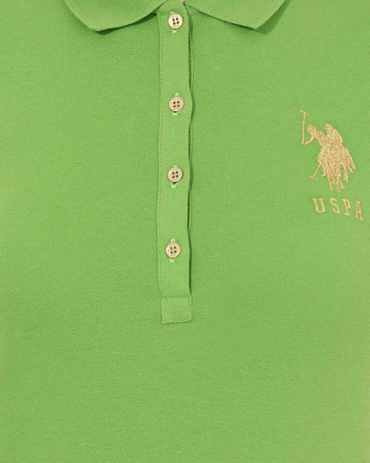 Light Green Knitted Dress U.S. Polo Assn.