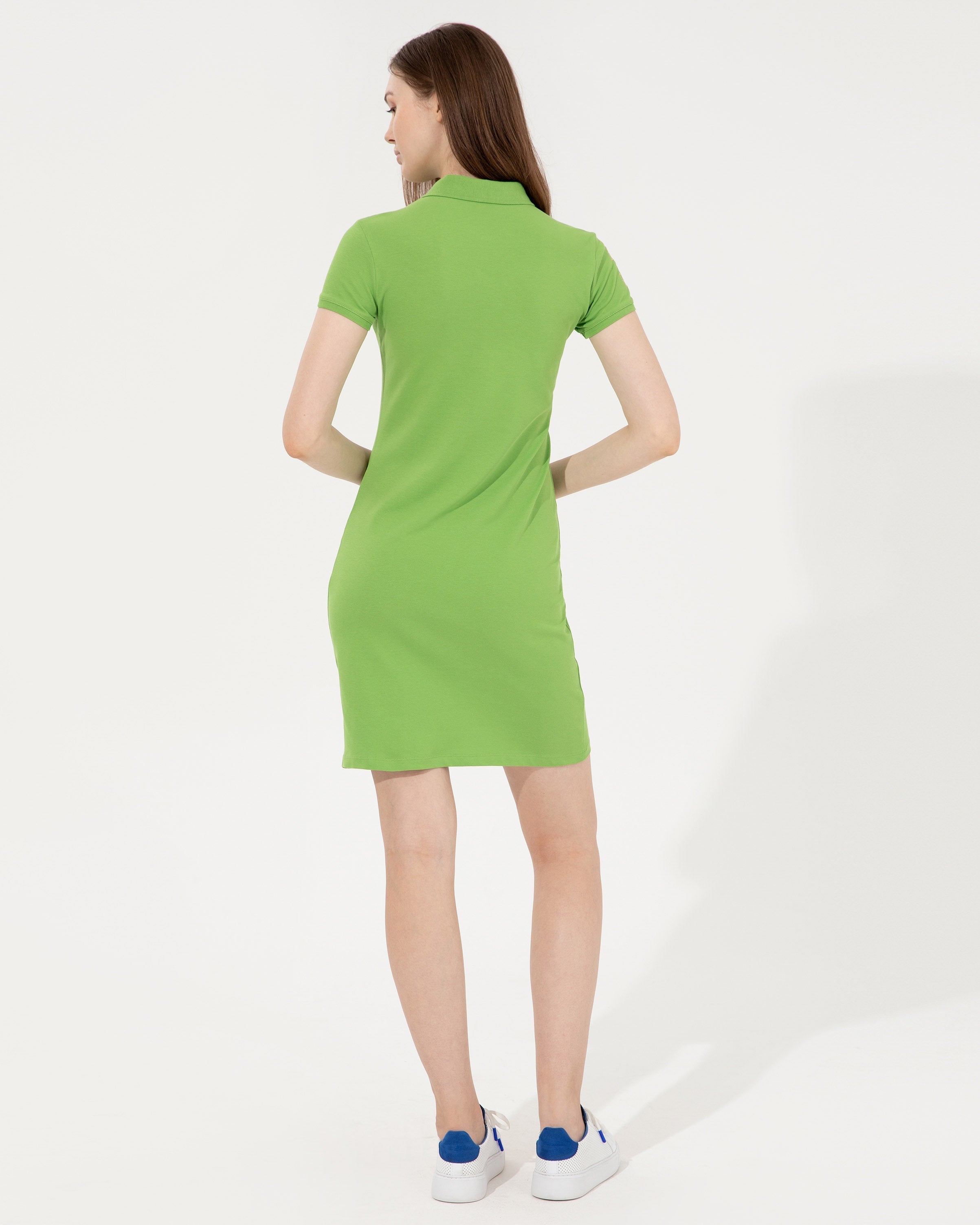 Light Green Knitted Dress U.S. Polo Assn.