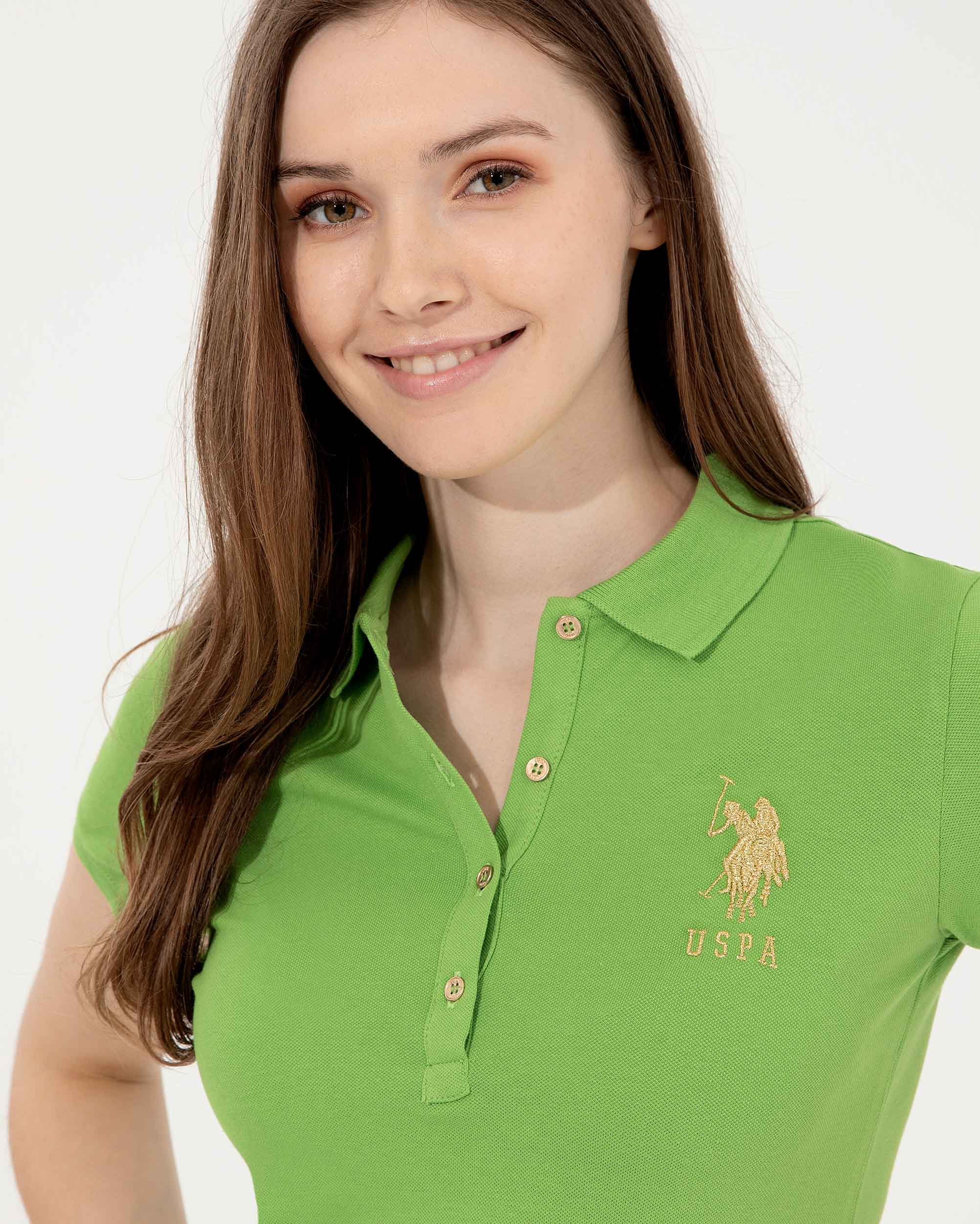 Light Green Knitted Dress U.S. Polo Assn.