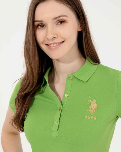 Light Green Knitted Dress U.S. Polo Assn.