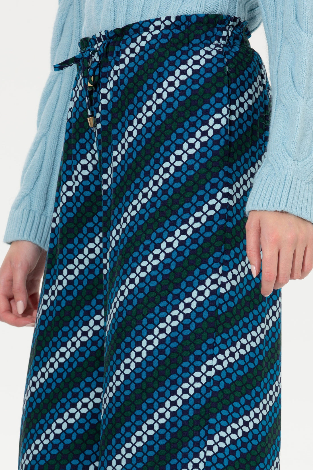 Light Blue Wide Trouser U.S. Polo Assn.