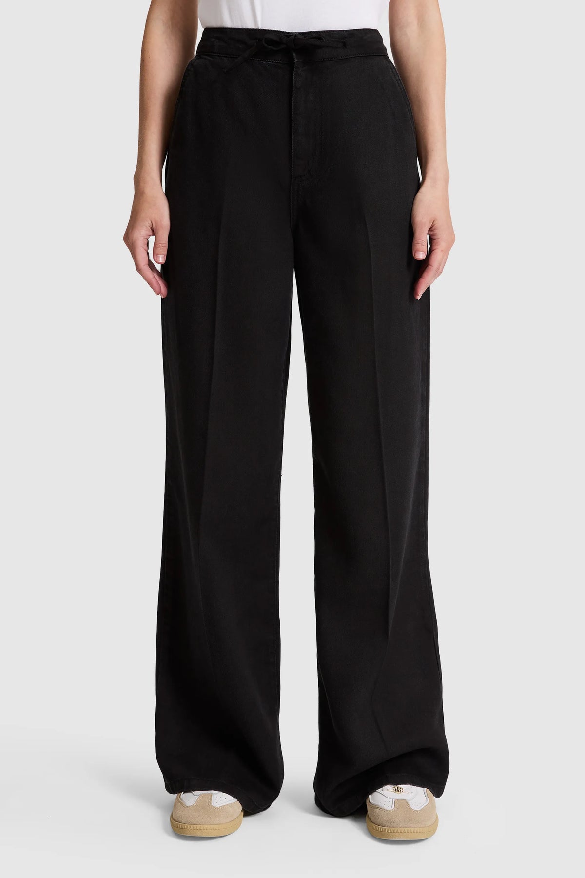 U.S. Polo Assn. Black Women Black Wide Leg Jeans SKU: G082SZ0800 PU-10567_DN0027 Image 02