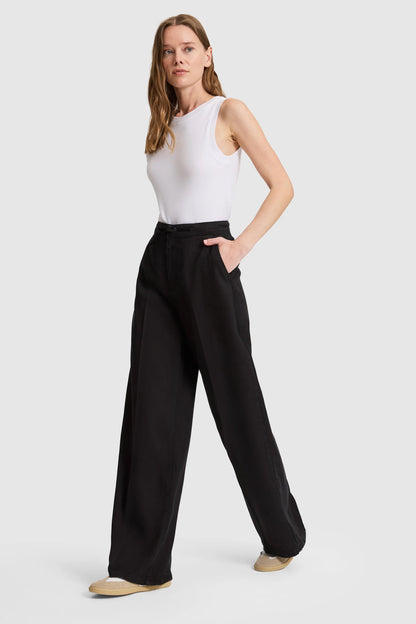 U.S. Polo Assn. Black Women Black Wide Leg Jeans SKU: G082SZ0800 PU-10567_DN0027 Image 03