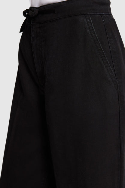U.S. Polo Assn. Black Women Black Wide Leg Jeans SKU: G082SZ0800 PU-10567_DN0027 Image 06