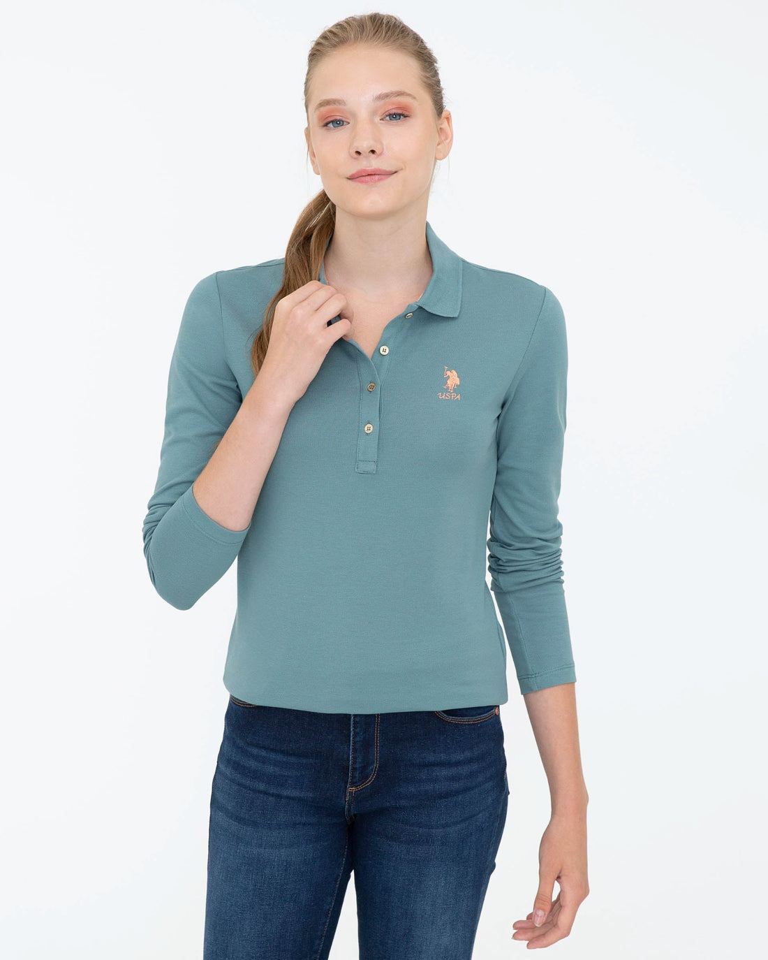 Middle Blue Sweat Shirt U.S. Polo Assn.