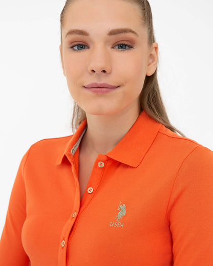 Orange Sweat Shirt U.S. Polo Assn.