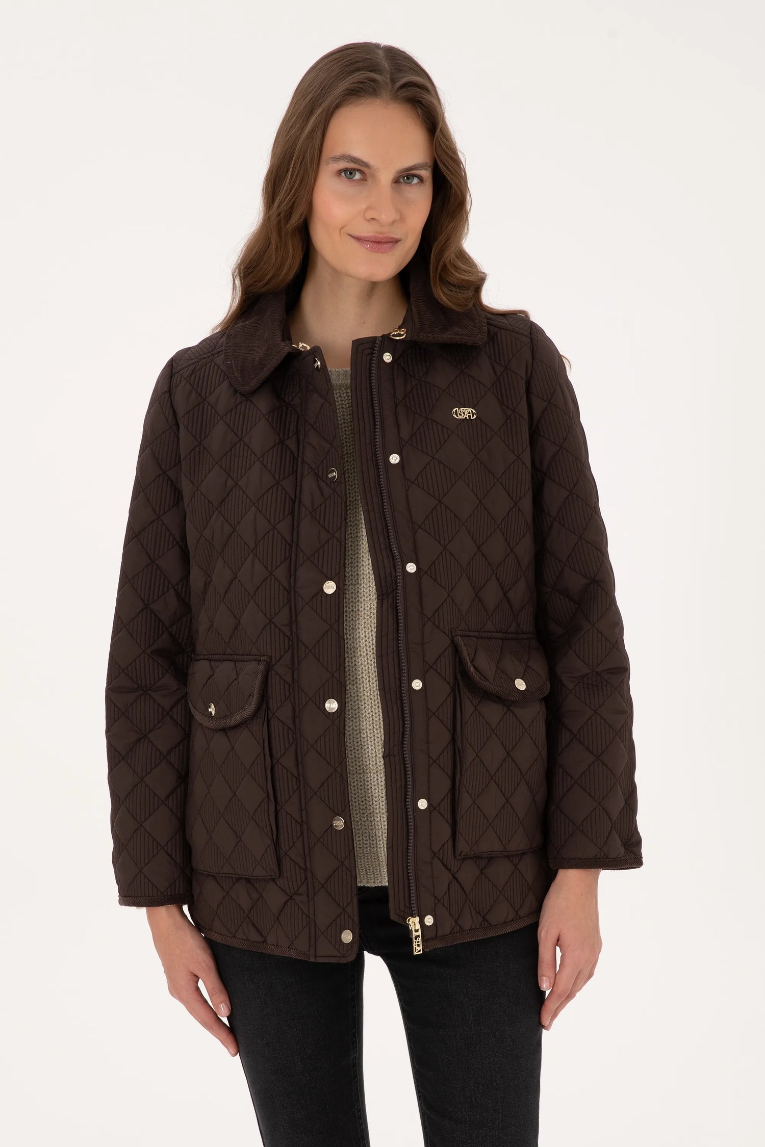 U.S. Polo Assn._Dark Brown_Dark Brown Quilted Jacket_G082SZ0MS0 2229021_VR084_03