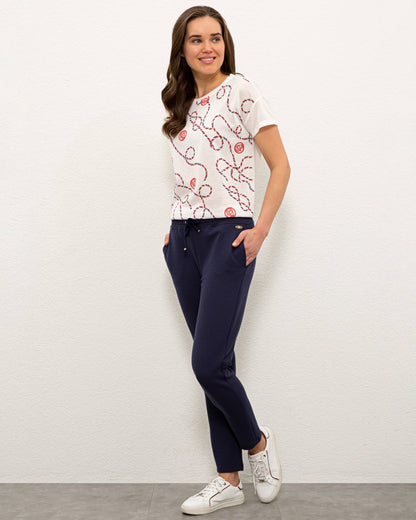 Dark Blue Knitting Trouser U.S. Polo Assn.