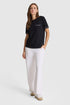 U.S. Polo Assn. White Women White Knitted Straight Leg Slip on Trousers SKU: G082SZ0OP0 PU-12077_VR013 Image 01